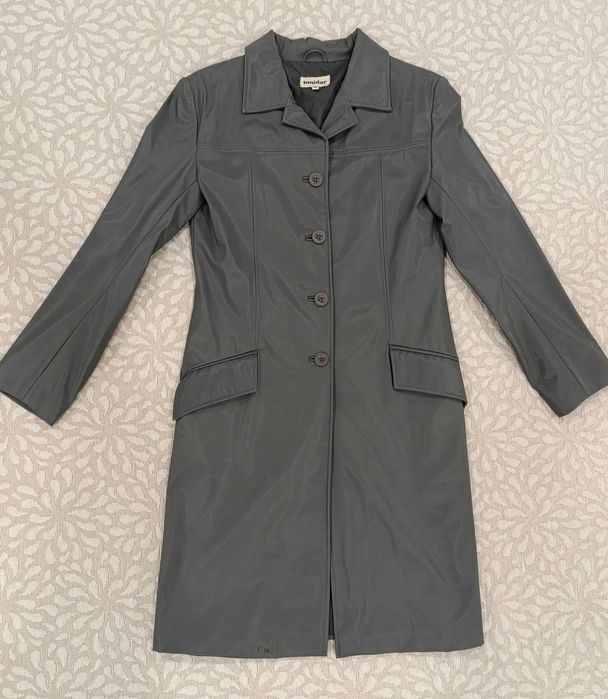 Gabardina impermeável estilo clássico