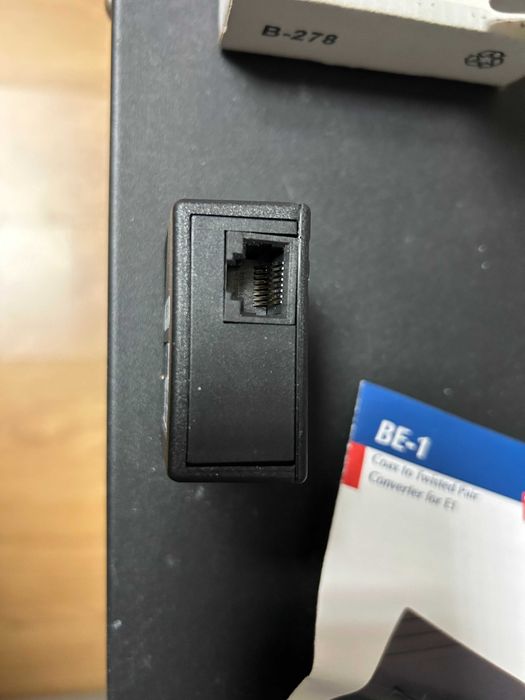 Conversor E1 
Coax to Twisted Pair Converter for E1(BE-1)