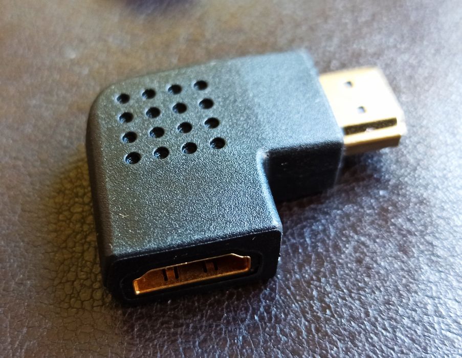 Curvas angulos retos Adaptadores HDMI vários formatos