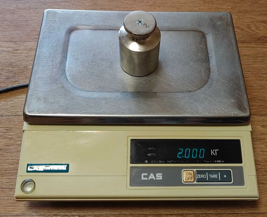 Весы фасовочные, кухонные CAS AD, до 30кг, RS232
