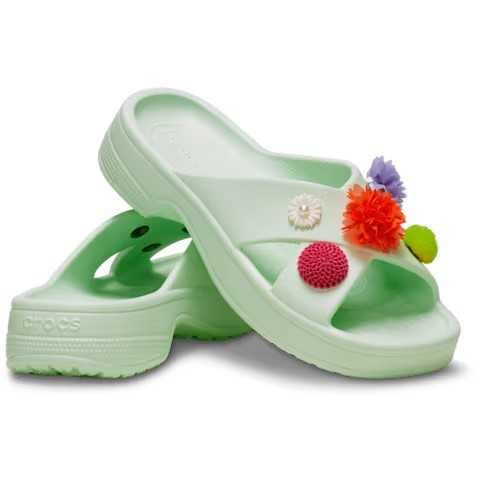 Шльопанці Crocs Classic Wildflower Cross Strap, W8