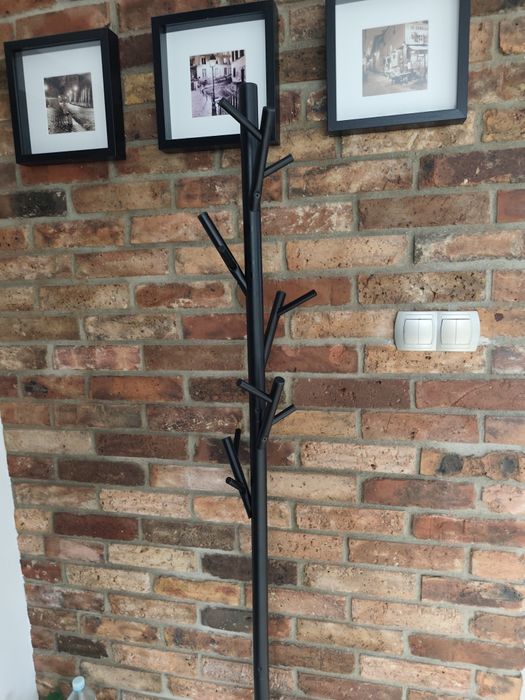 Wieszak stojący czarny loft