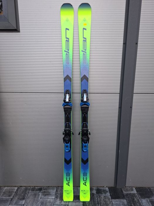 Narty zjazdowe Elan Ace SCX Fusion X + EMX 12 GW 179 cm nowe 23/24