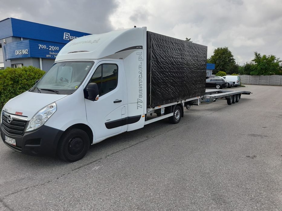 Wypożyczalnia  Bus Plandeka  Opel Movano Kat B / do  3,5 tony