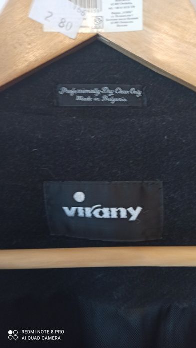 Płaszcz męski welniany ciemnoszary