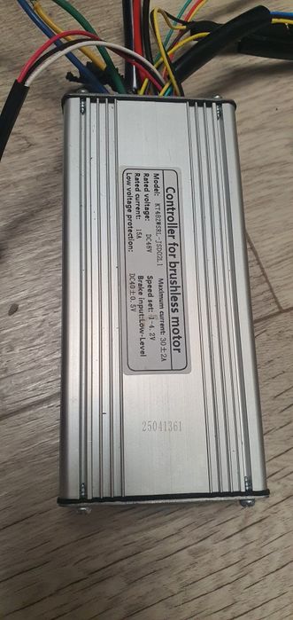 Комплект Kunteng: контроллер 48V 30A + цветной дисплей + ручка газа (новый)
9702
1