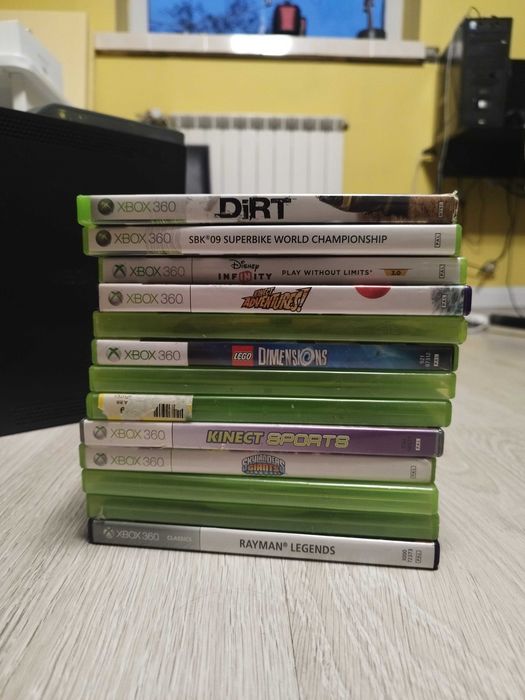 Przerobiona Konsola Xbox 360 Aurora + 2 pady + gry