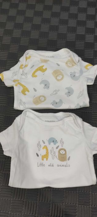 5 szt. Body chłopięce krótki rękaw Sinsay r. 68