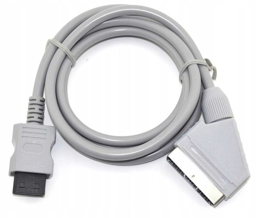 Kabel RGB Euro Scart PAL do konsoli Wii 1,8m * Wejherowo Video-Play