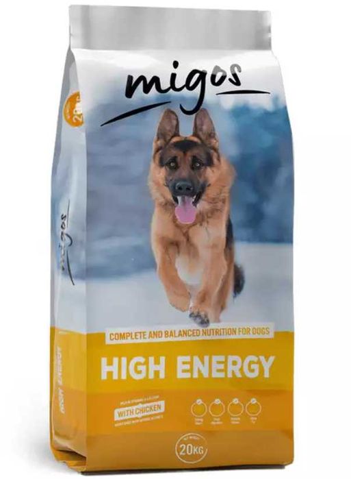 Karma dla psa  Migos High Energy 20kg