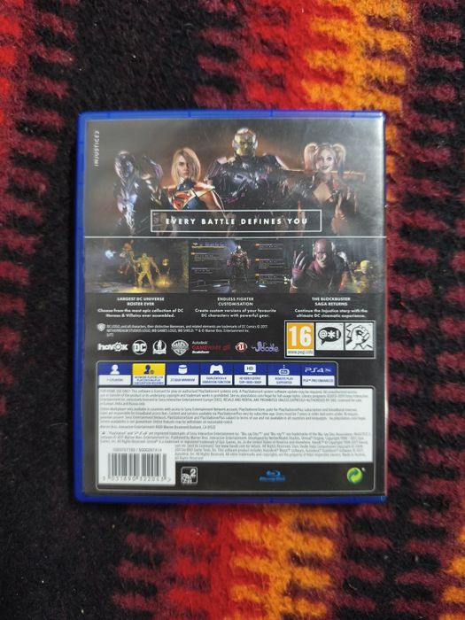 Jogo Injustice 2, para a PS4.