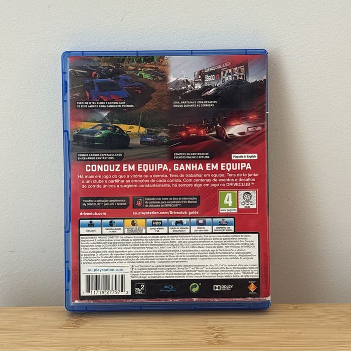 Jogo Driveclub PS4 Corrida de Carros