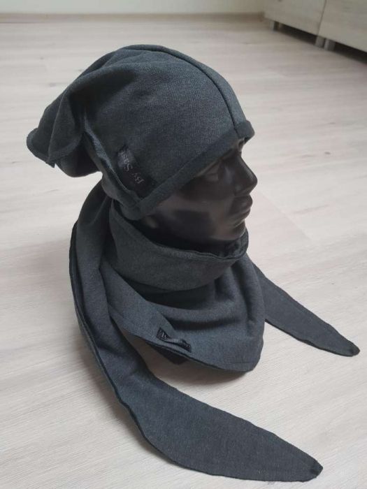 Czapka i szal dziecięca 5-12 lat