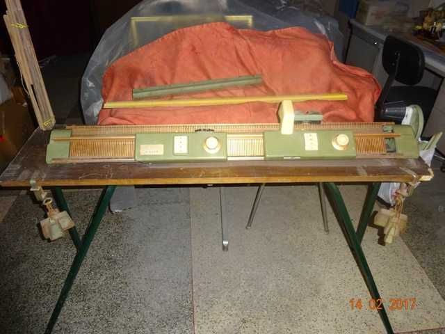 maquina tricotar singer verde