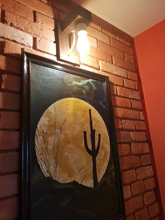 Kinkiet Loft, retro, nad obraz, lustro