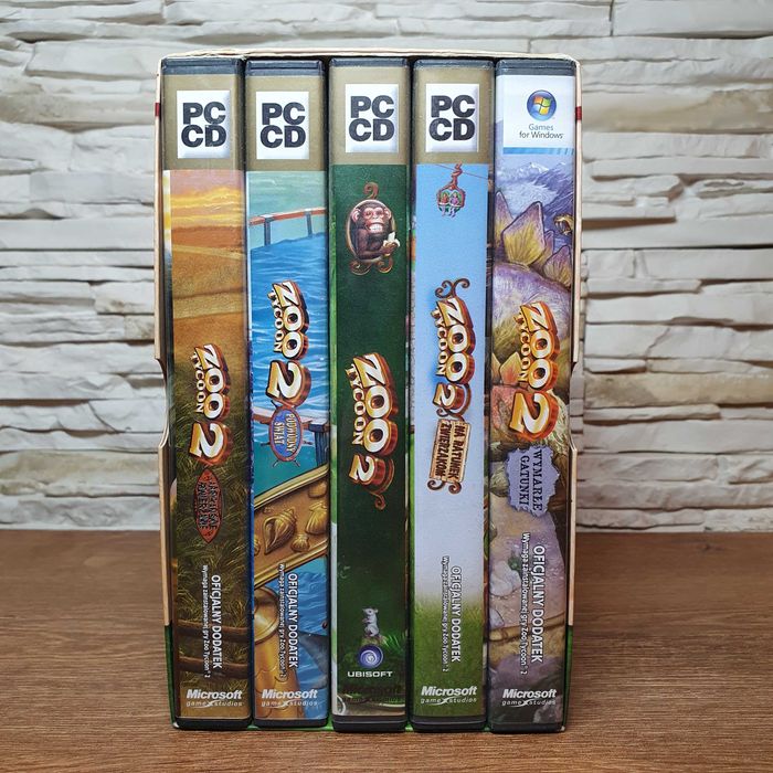 KOLEKCJA ZOOMANIAKA - Zoo Tycoon 2 + dodatki - polskie wydanie PL [PC]