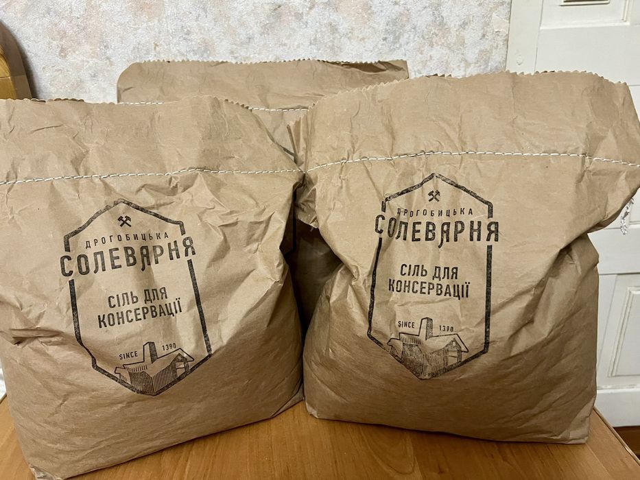 Сіль Дрогобицька 5 кг, виварна немелена, для консервації