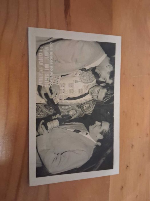 Postal do toureiro Manuel dos Santos