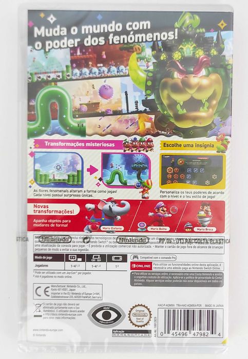 Super Mario Wonder- [NOVO/SELADO] - Nintendo Switch - Jogo - 24H Envio