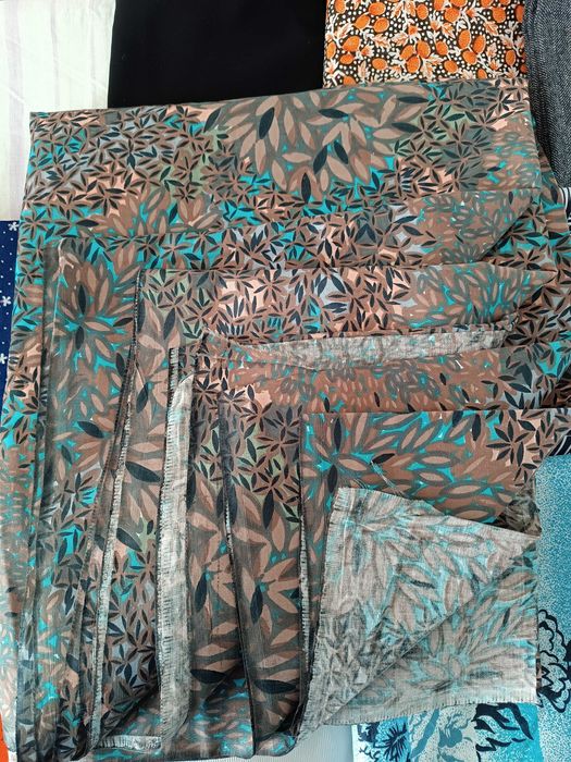 тканина відріз бавовна ситець сатин фланель вовна шовк шифон бязь СРСР