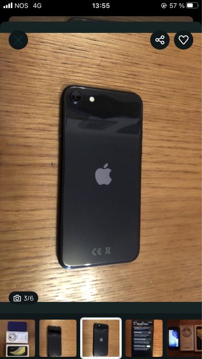 Iphone SE de 2020 com 128GB