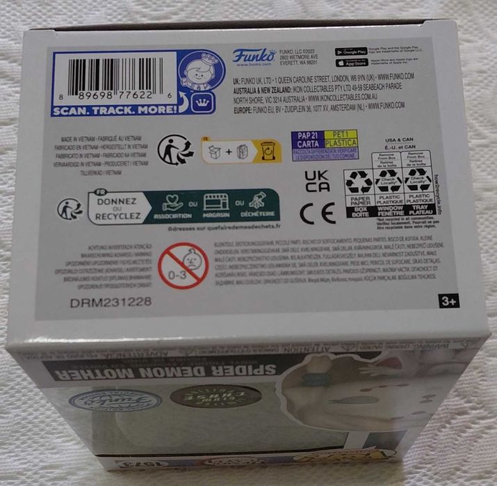 funko pop demon slayer 1573 spider demon mother glow chase