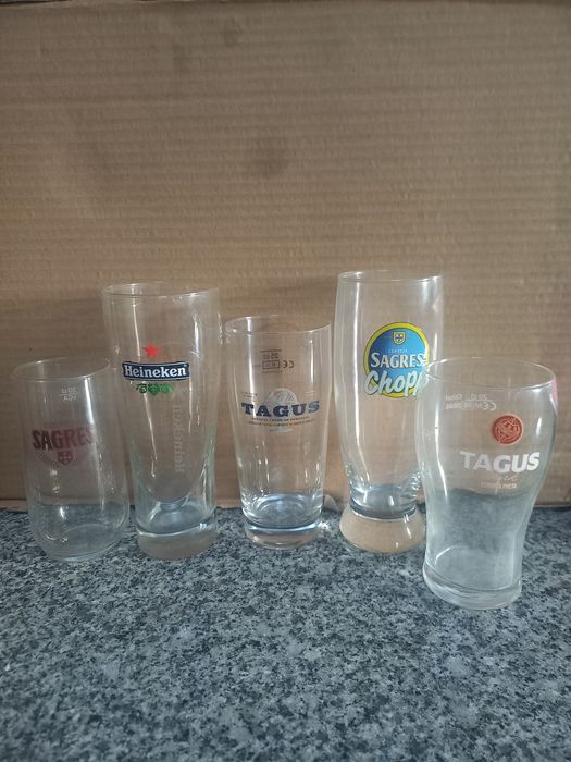 Copos. Cerveja. Diversos.