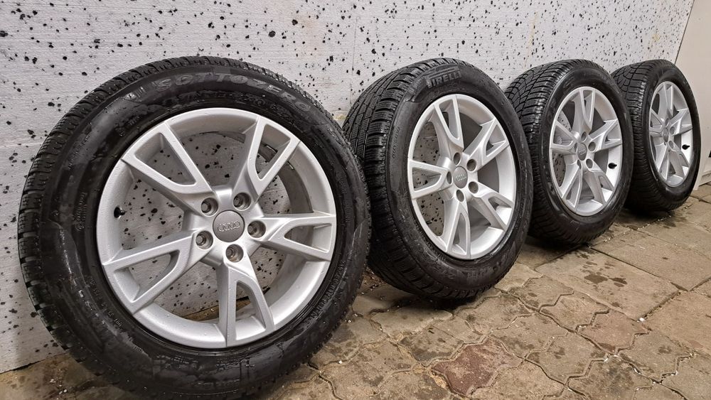 5x112 Audi Koła Zimowe 215/60/17 Pirelli 7,30mm 2019rok Audi Q3 Tiguan