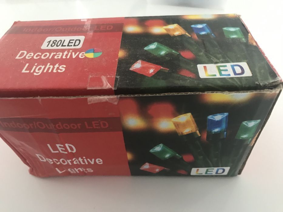 Luzes led de Natal decorativas novas