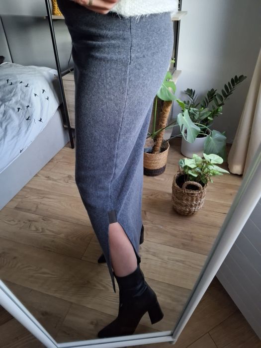 Rozmiar M, spódnica maxi Henriette Steffansen Kopenhagen, polarowa