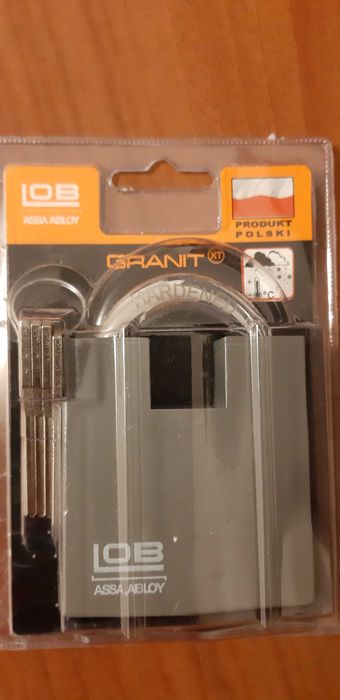 Kłódka przeciwwłamaniowa "GRANIT" LOB