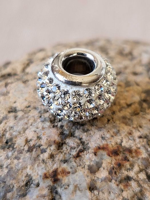 Koralik zawieszka beads charms srebro (21) cyrkonie