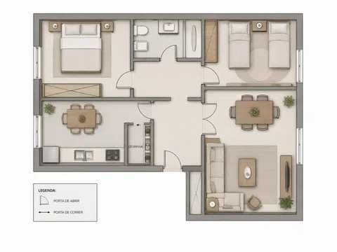 Apartamento T2 no Algueirão com apoio Porta 65