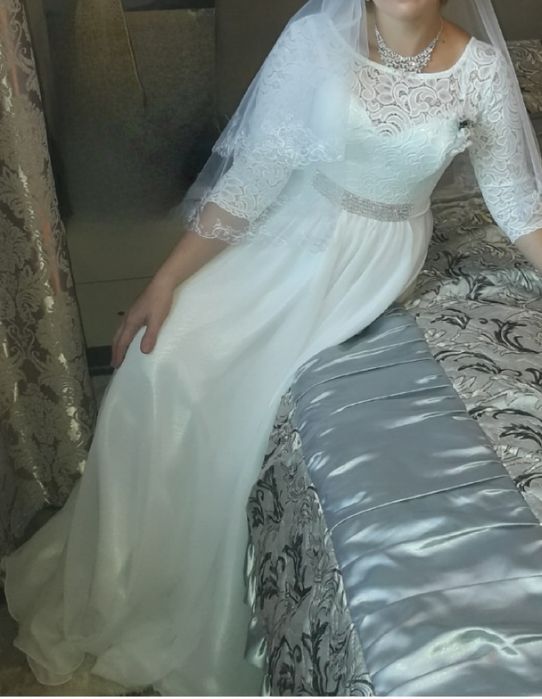 Свадебное платье 44-46р