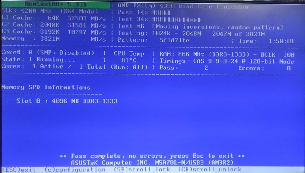 Комплект AM3+ (плата, процесор, пам'ять)