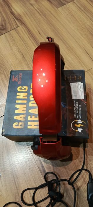 Słuchawki gamingowe Headset z podświetleniem LED.