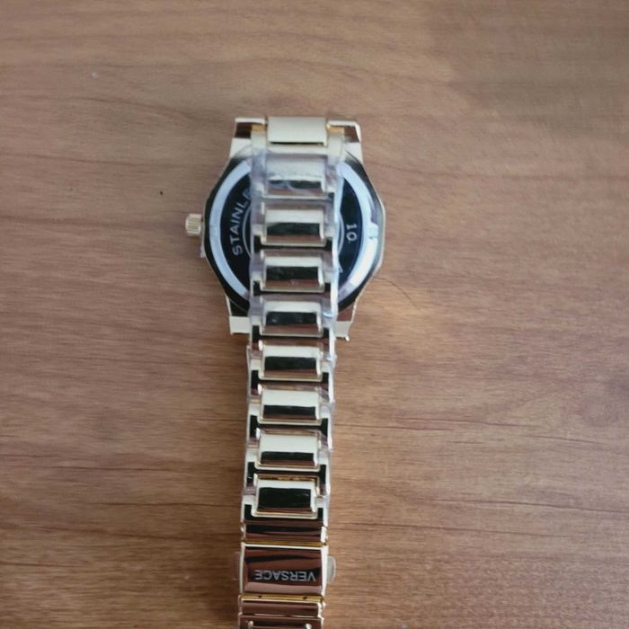 Zegarek damski versace czarno złoty