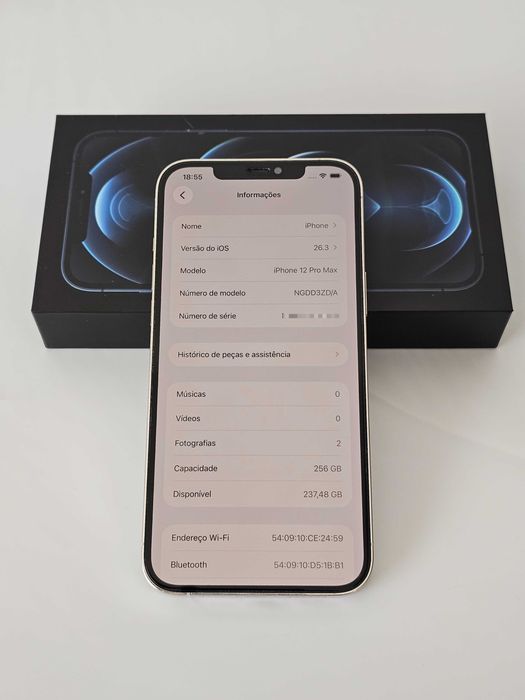 Iphone 12PRO MAX 256gb.  100% Bateria. Exelente.