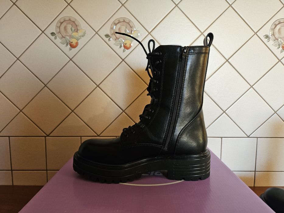 Kozaki dziewczęce czarne