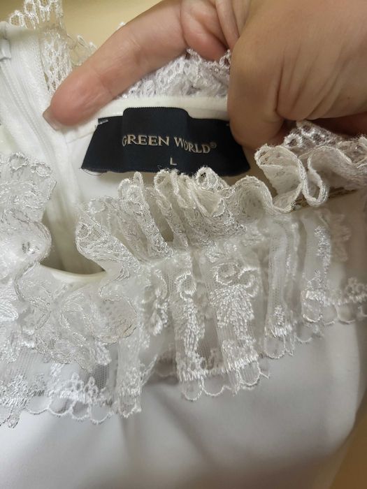 Сукня біла розміру L