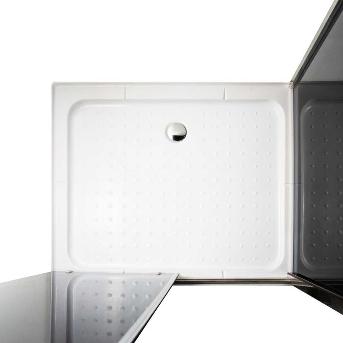 Душова кабіна прямокутна 110х80х205 або 110х90 з піддоном, скло 6мм