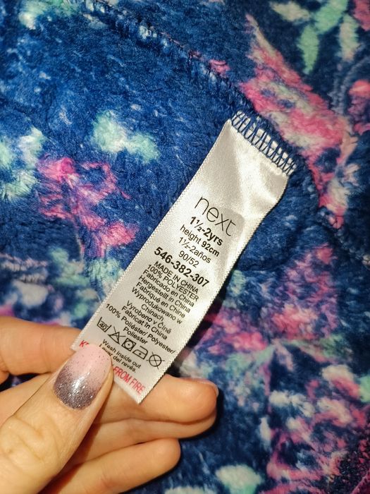 Szlafrok dla dziewczynki rozm. 92cm