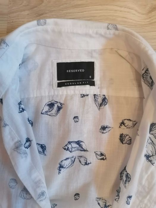 Koszula bawełniana S, Reserved , krótki rękaw