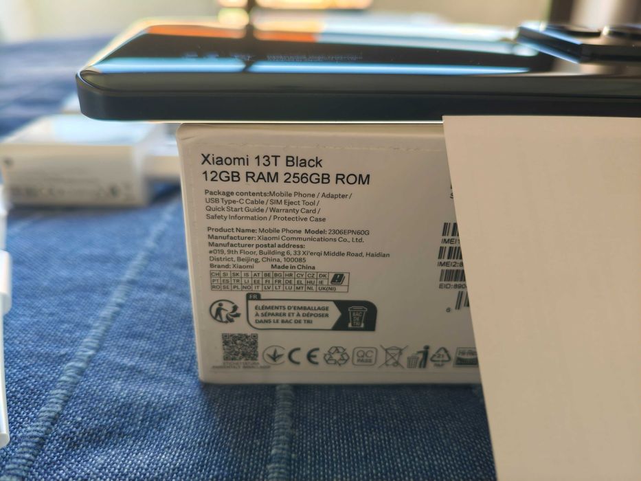 Xiaomi 13T, 12/256GB, carregador 67w inc, 3 capas, 2 vidros, ComoNovo