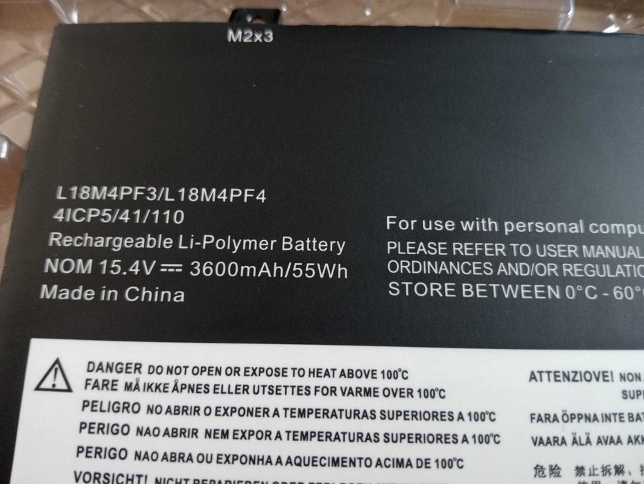 Bateria Lenovo L18M4PF3 / L18M4PF4 – 15.4V 3600mAh – NOVA