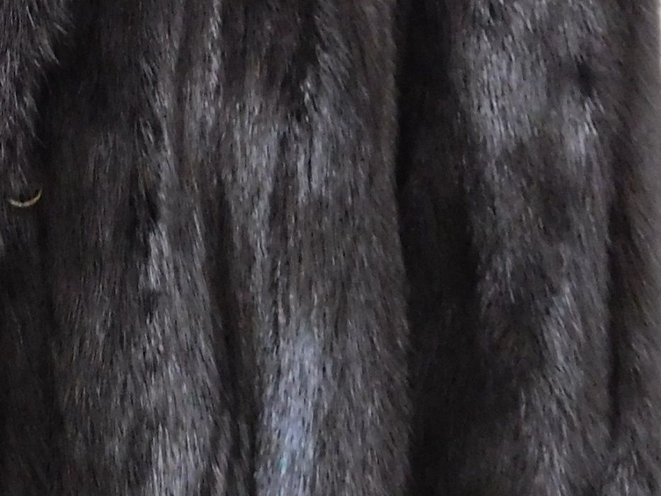 Casaco em Vison longo evasé