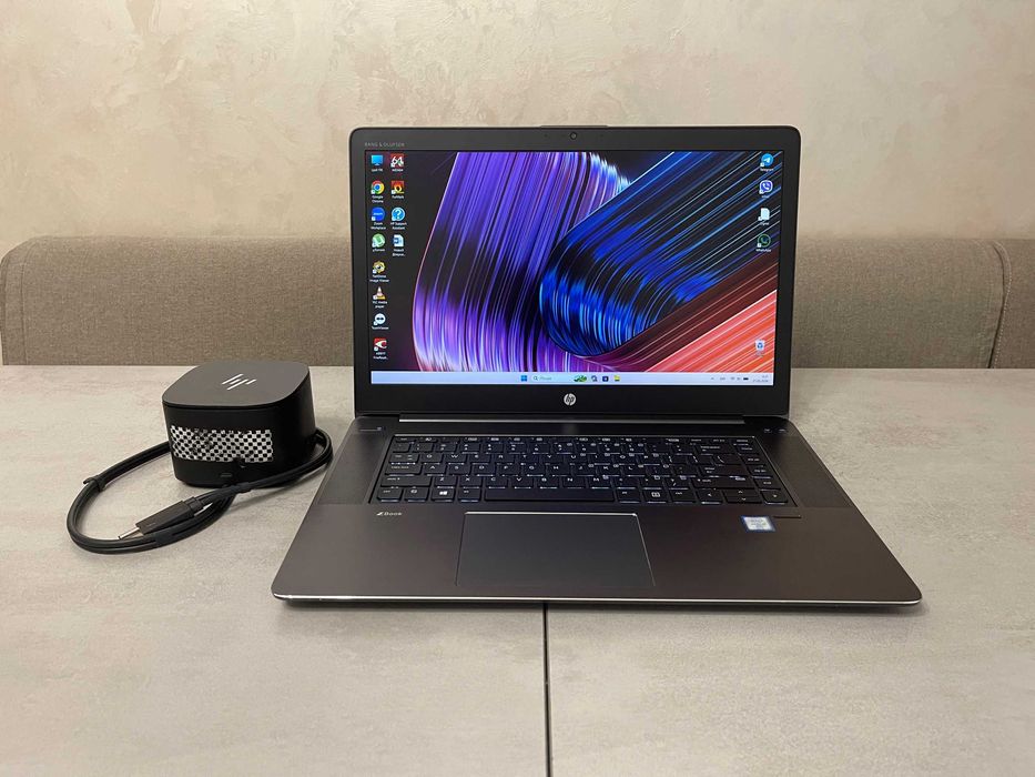 Ультрабук HP Zbook Studio G3 / 15,6 FHD IPS / i7-6820HQ / 16GB / 256GB SSD / Nvidia 4GB + док-станція