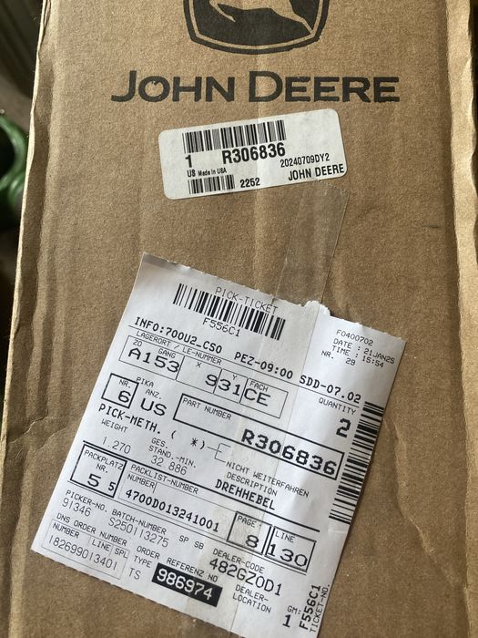 R306836 john deere