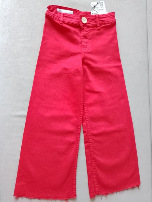 Джинси штани ZARA нові р.116 червоні на дівчину