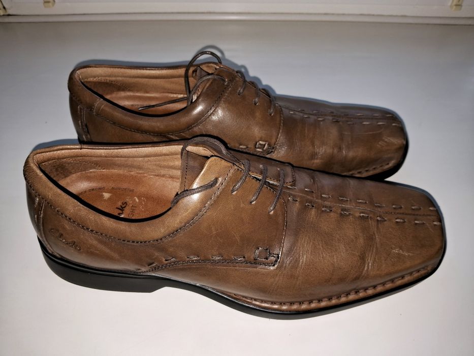 Чоловічі шкіряні туфлі Clarks